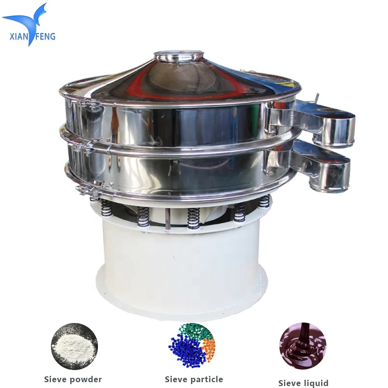 professional sugar processing machine rotary vibrating sieving screen