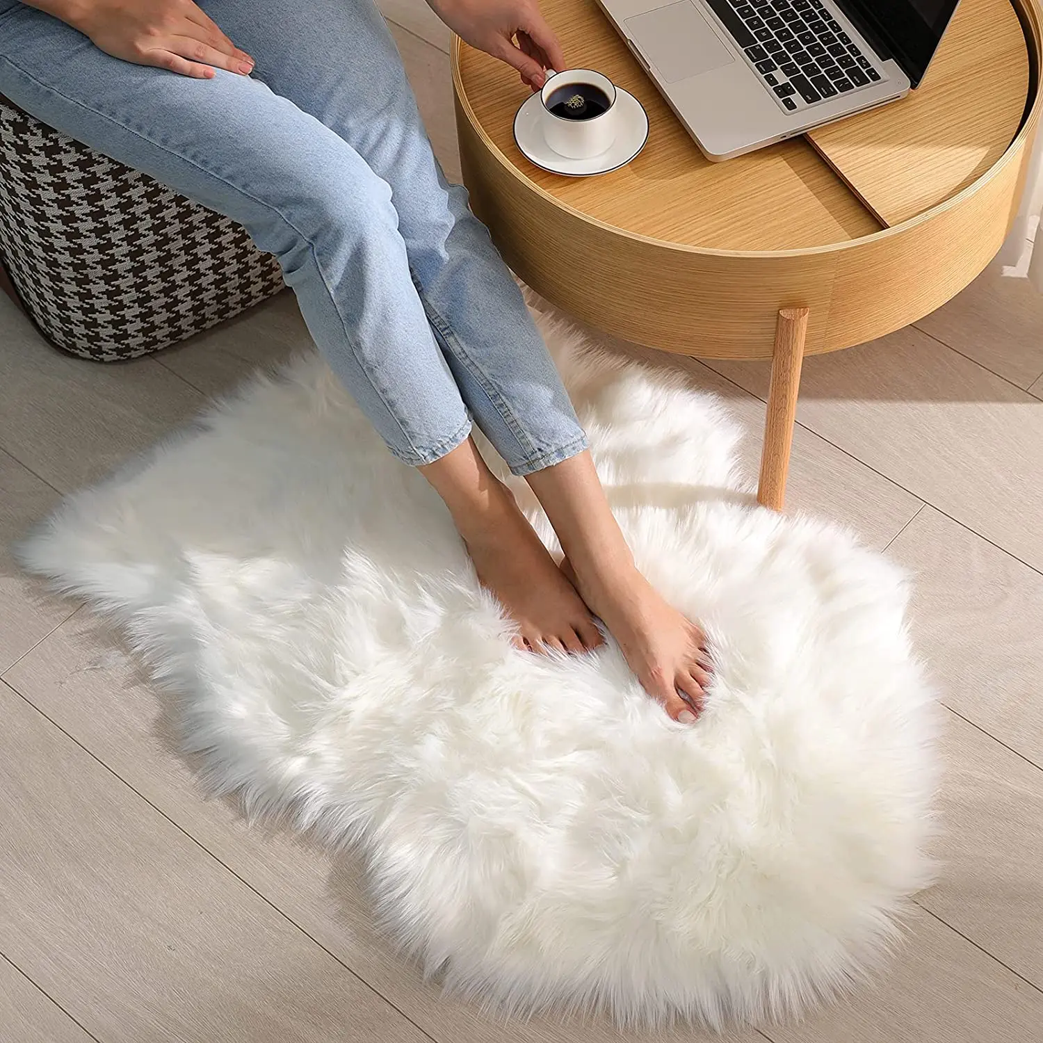 China factory wholesale decorative Bedroom Fluffy Rug long faux fur Area Rugs Shaggy carpets For Livingroom