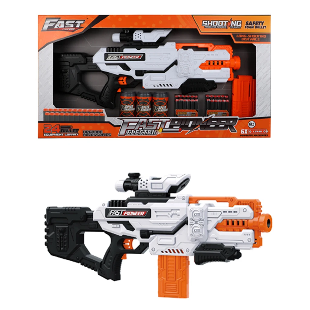 gun toy for children soft bullet toy gun with voice premium quality non-toxic materials