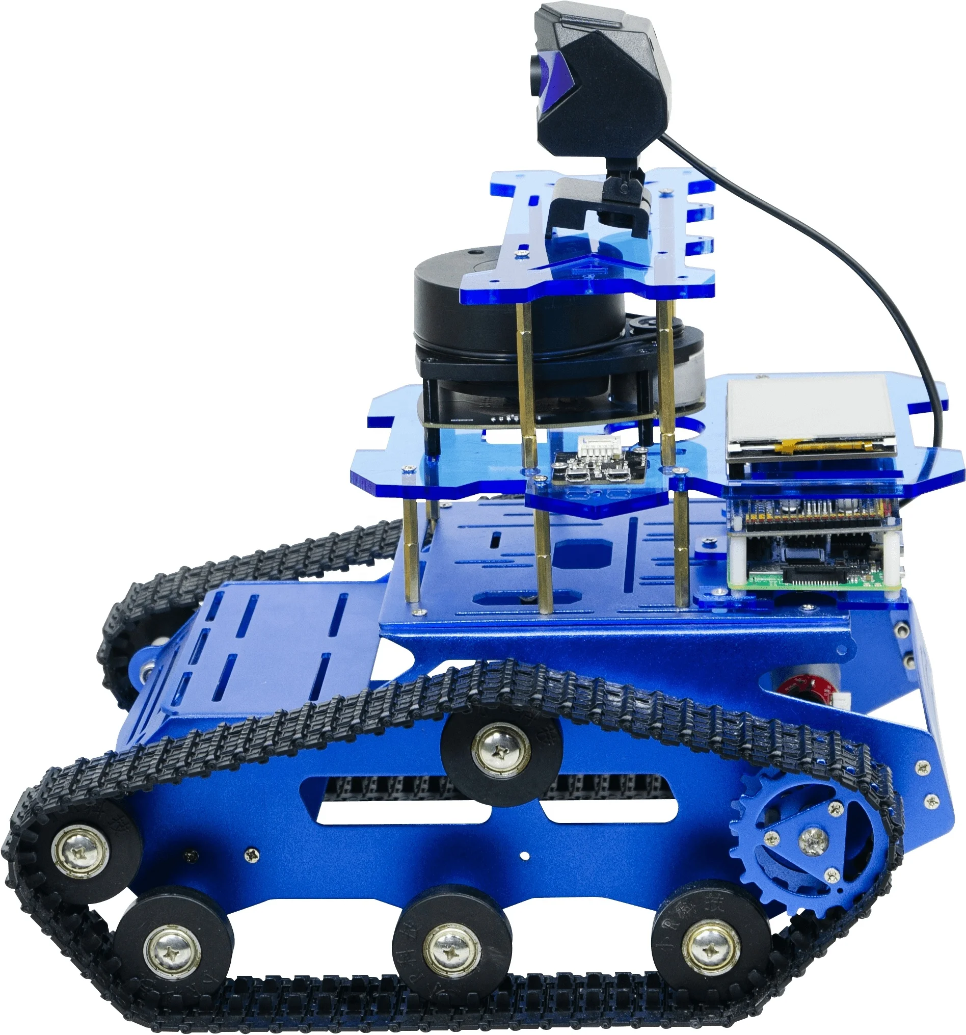 XiaoR Geek Ros Robot AI Smart Robot Car with Laser Radar for Raspberry Pi accessories ROS S1 lidar AI navigation robot kits