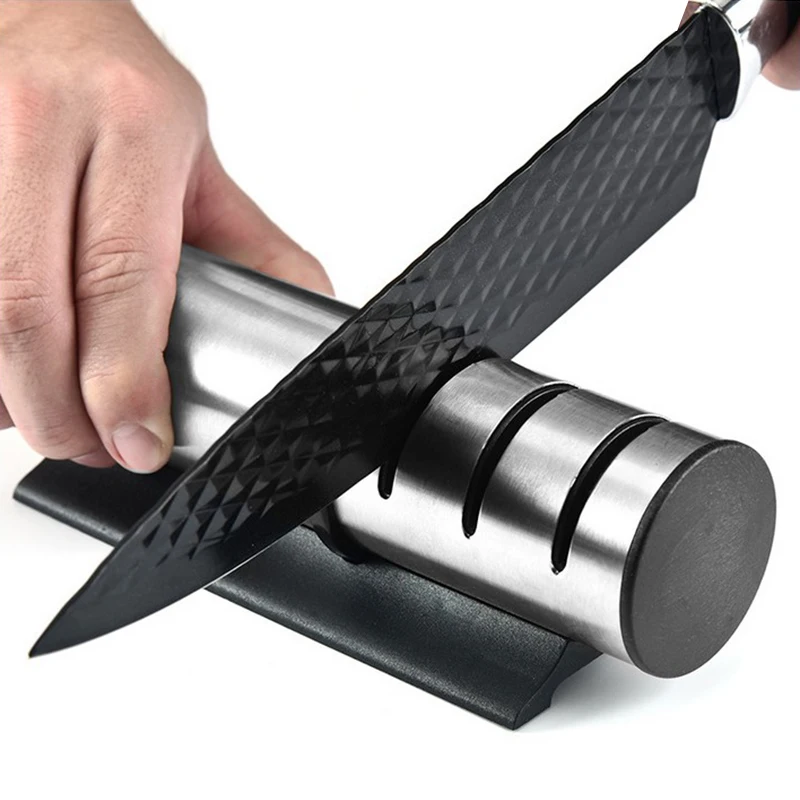 
Multi-Function With The 4-Stage Knife Sharpener Meat Knife & Scissors Sharpener 