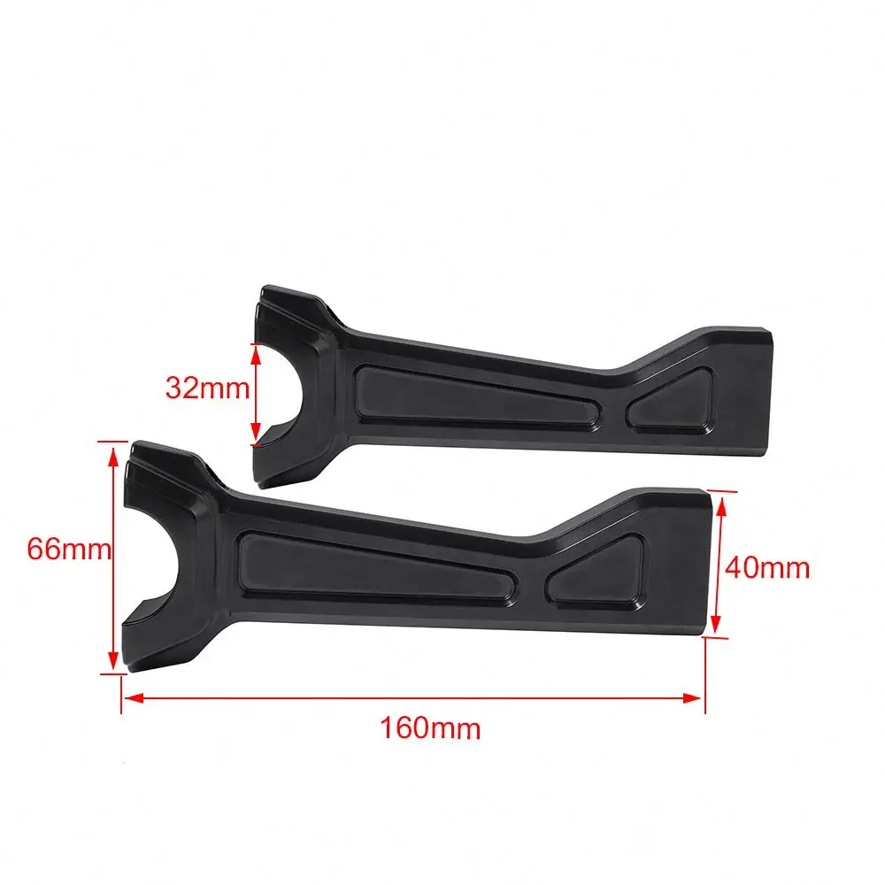 1 Pair Black Motorcycle Accessories Handlebar Riser Clamp Tall Risers Adapter For moto Pan America 1250 S RA1250 2020+