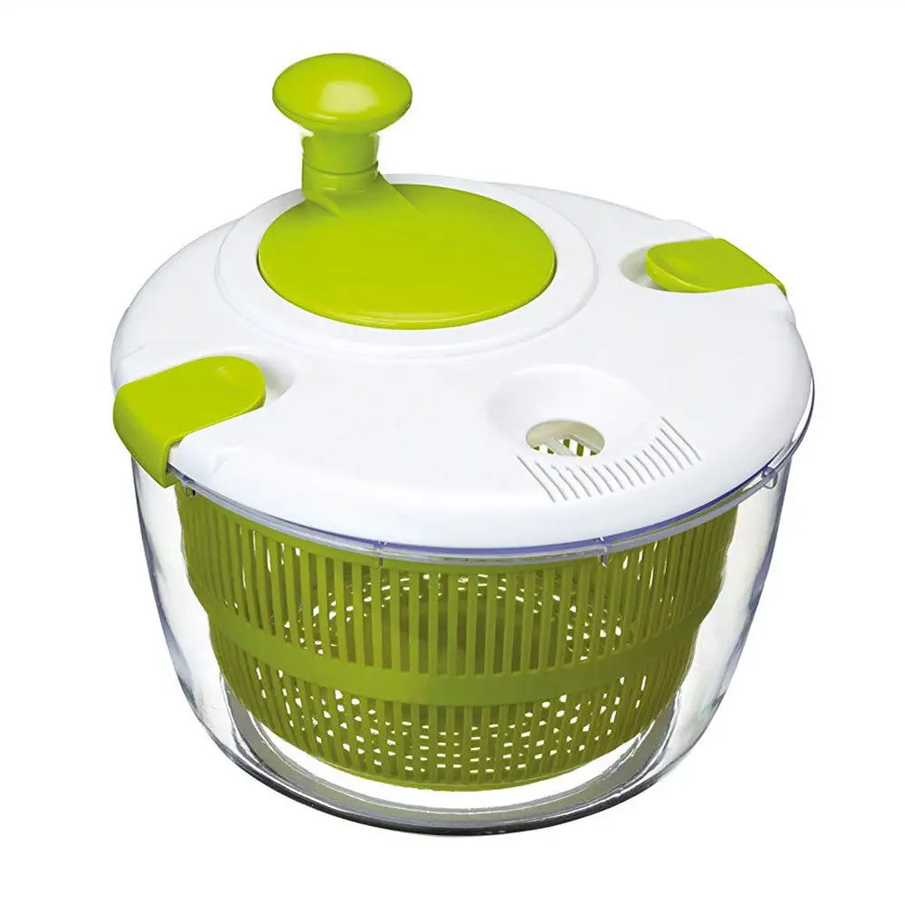 Large Salad Spinner Fruits Vegetables Dryer  BPA Free Drain Lettuce Washer Dryer Drainer Plastic Strainer