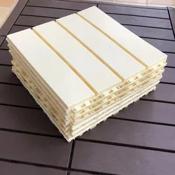 Non Slip Diy Portable Cheap Price Waterproof PP Outdoor Balcony  Plastic Interlocking Floor Tiles