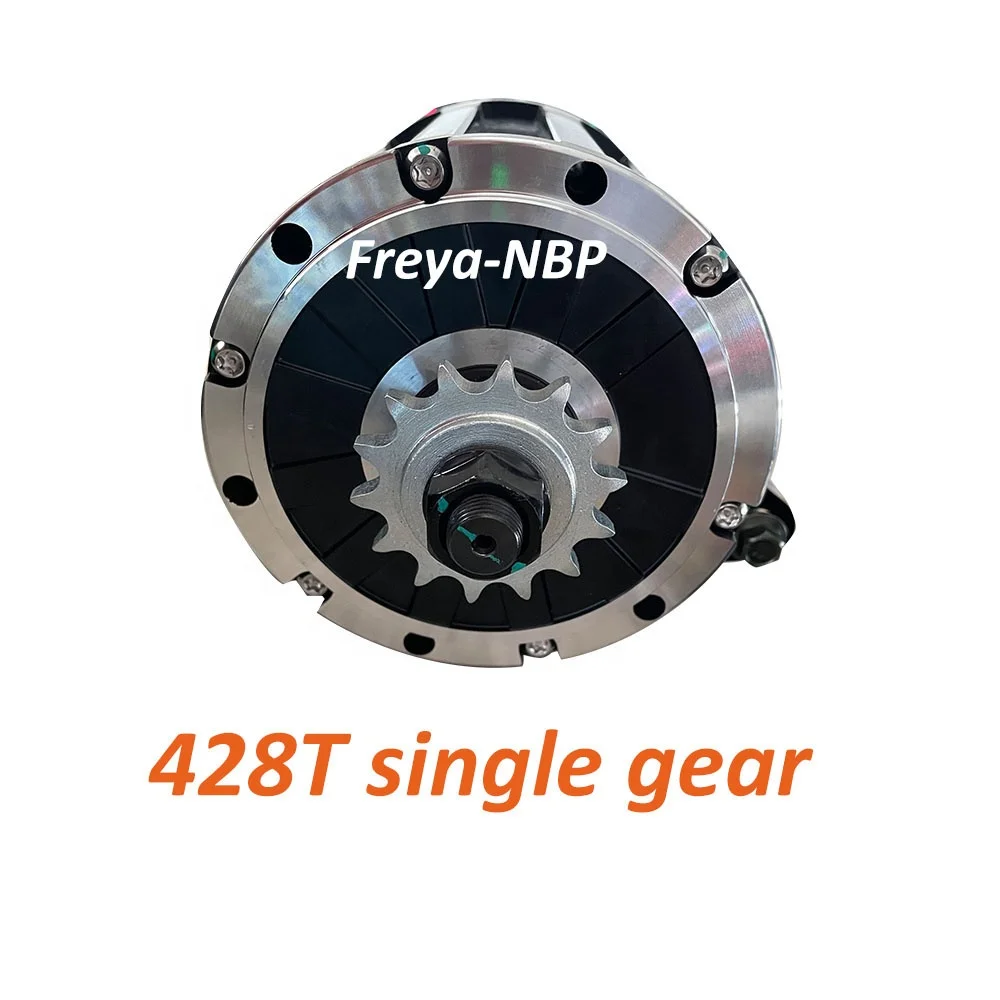 QS 120 70H Mid Drive Motor 72V2000W 428T Gear for Electric Motorcycle Kit with Fardriver ND72360 Color Display ATV