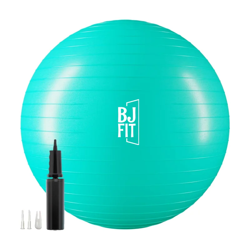 Custom Sized round PVC Gym Fitness Ball Yoga Exercise Ball with Quick Pump