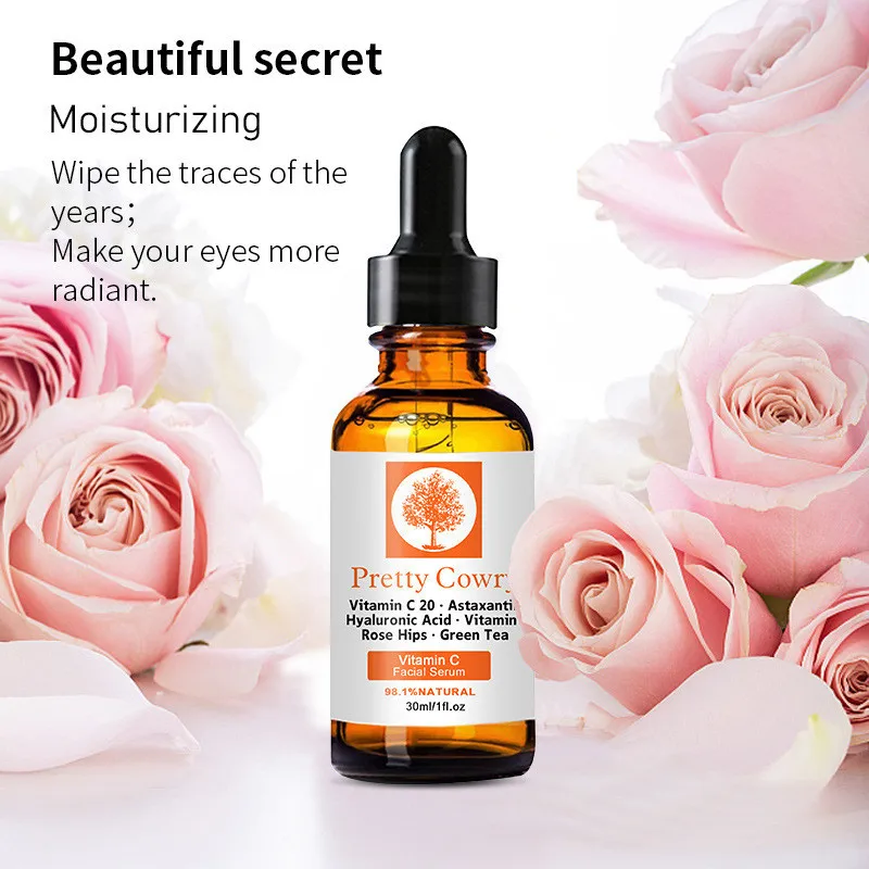 Vitamin C Liquid Serum with Hyaluronic Acid Glycerin  Whitening for Face Body Enriched Herbal Ingredients Female 100g