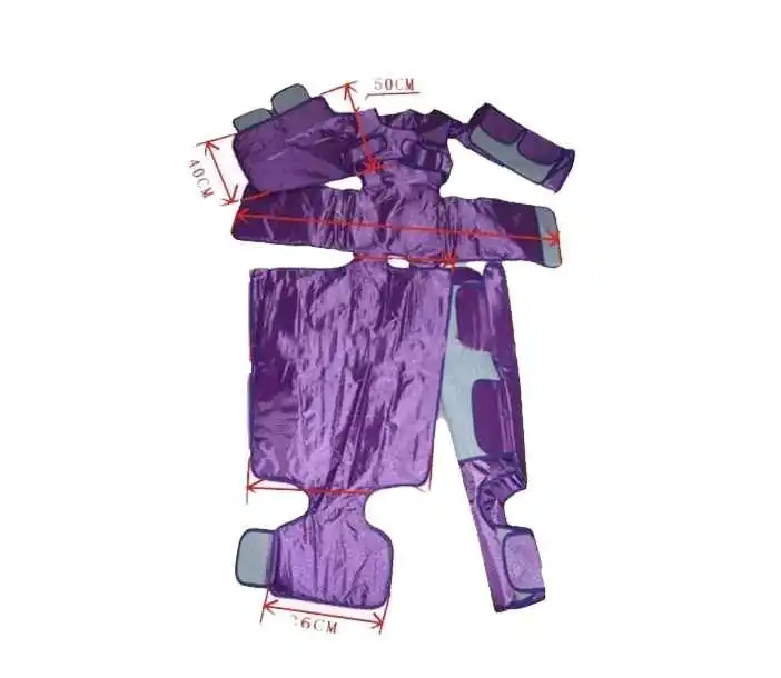 Full Body Air Pressure Suit for Body Slimming Detox Far Infrared Sauna Blanket Lymph Drainage Pressotherapy Oxygen Jet Sale