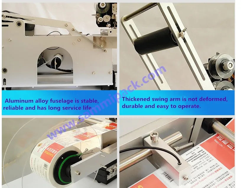 Manual MT-50 Round Bottle Spot Fix Sticker Label Machine with Date Coding