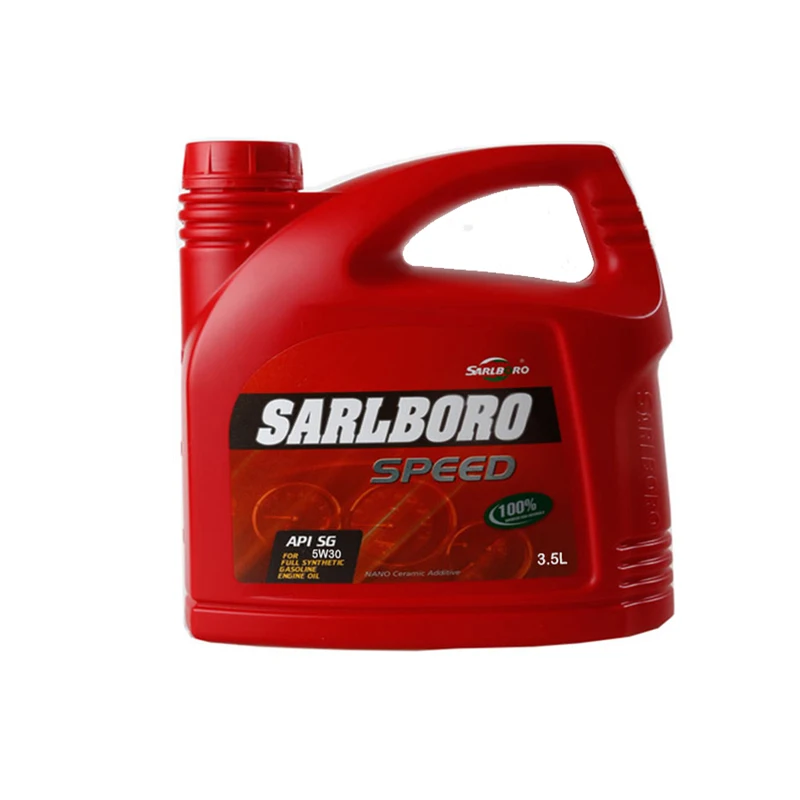 Sarlboro бренды светящиеся Высокая производительность бензин синтетический двигатель масла бензин машинное масло