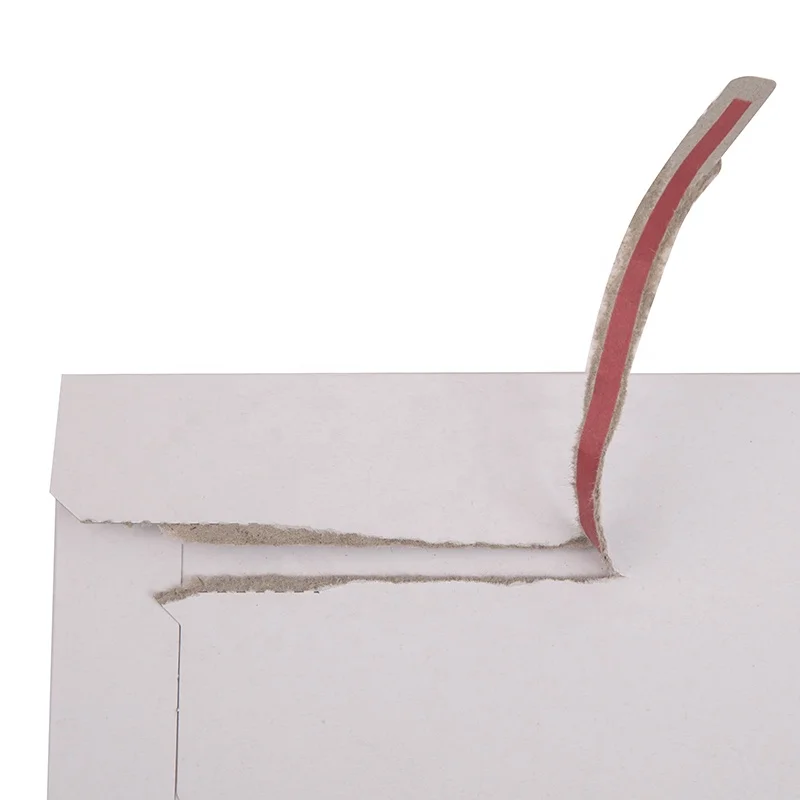 Durable non-bendable Rigid White Cardboard Document Mailer Envelopes