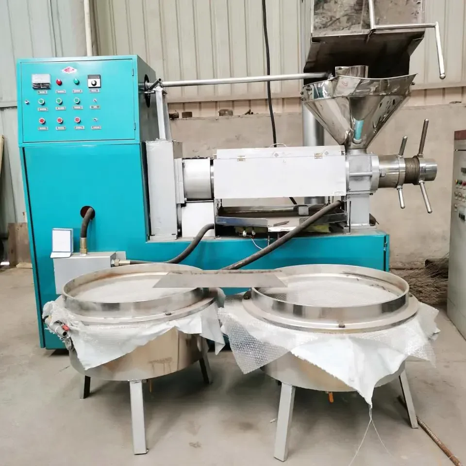 Fully automatic nut peanut oil press Cocoa Beans Appliances Extraction Peanut Production Press Oil