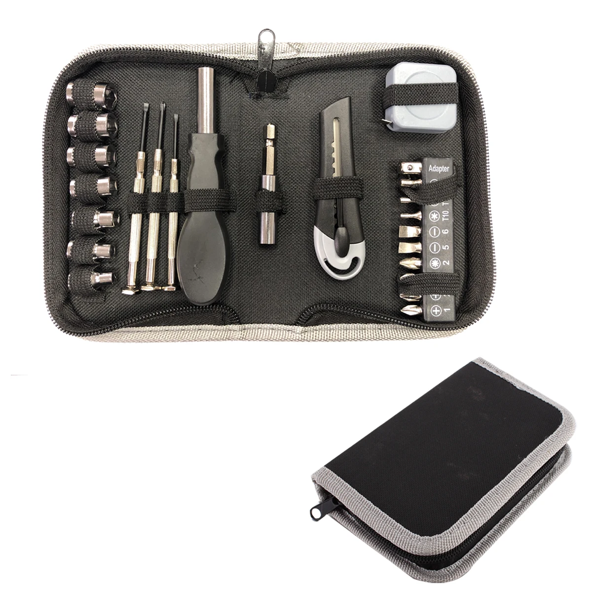 24pcs zipper pouch computer tool kit