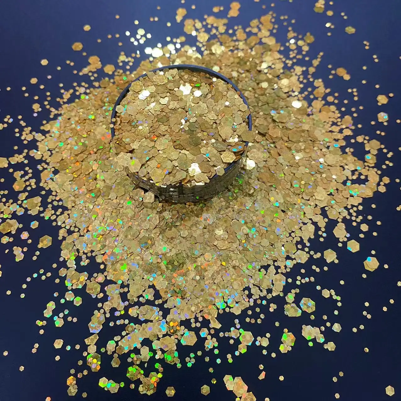 Chunky Mixed Sequins Bulk Color Shifting Glitter Iridescent Glitter Powder Bulk