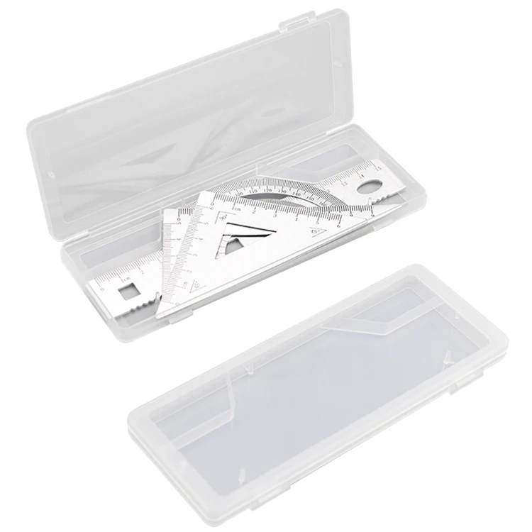 Набор геометрических фигур с пластиковой коробкой