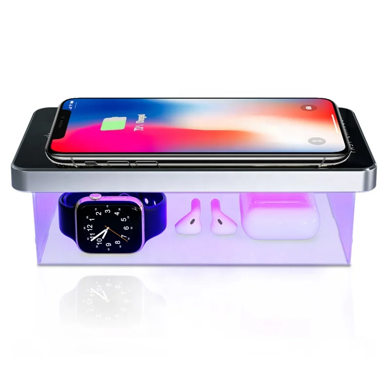 
Portable Foldable UV Sterilizer Multi-function Wireless Phone Charger Disinfection Box Case 