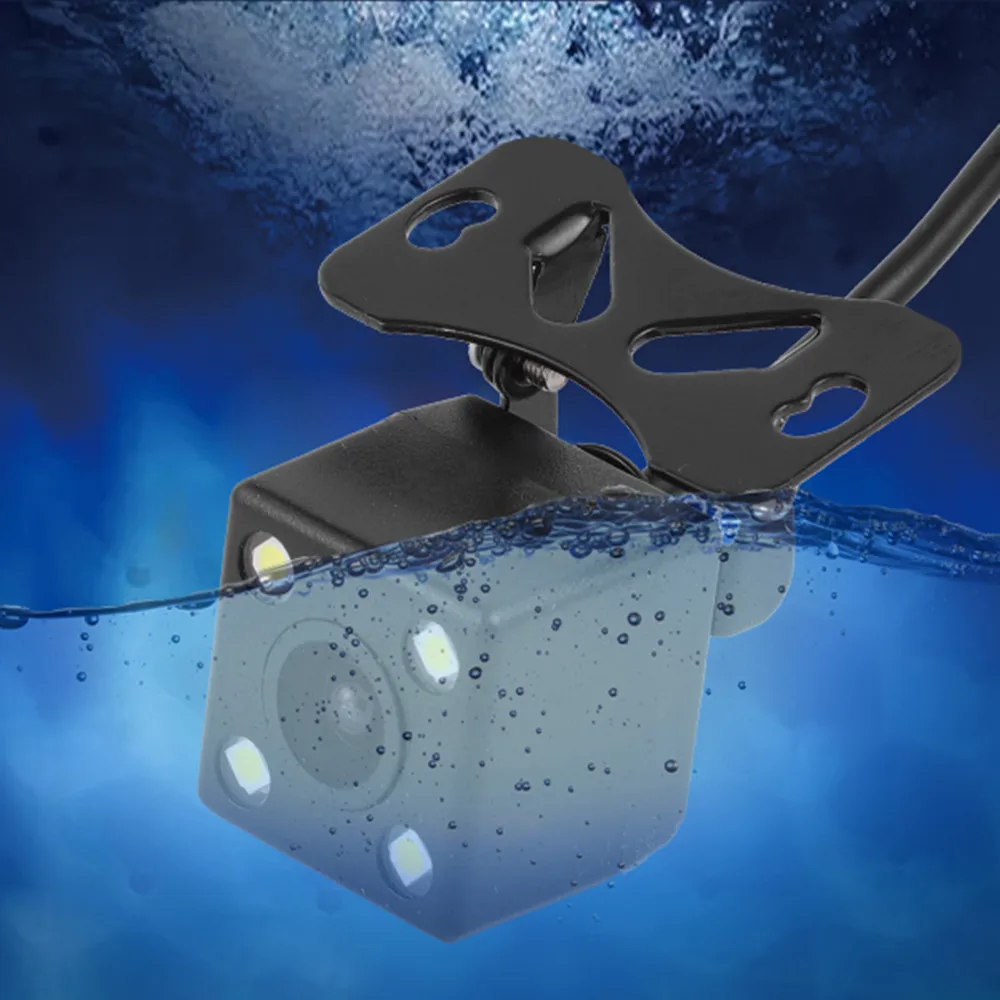 Car Rear View Camera 4/8/12LED Night Vision Reversing Auto Parking Monitor CCD Waterproof HD Video Backup Cam