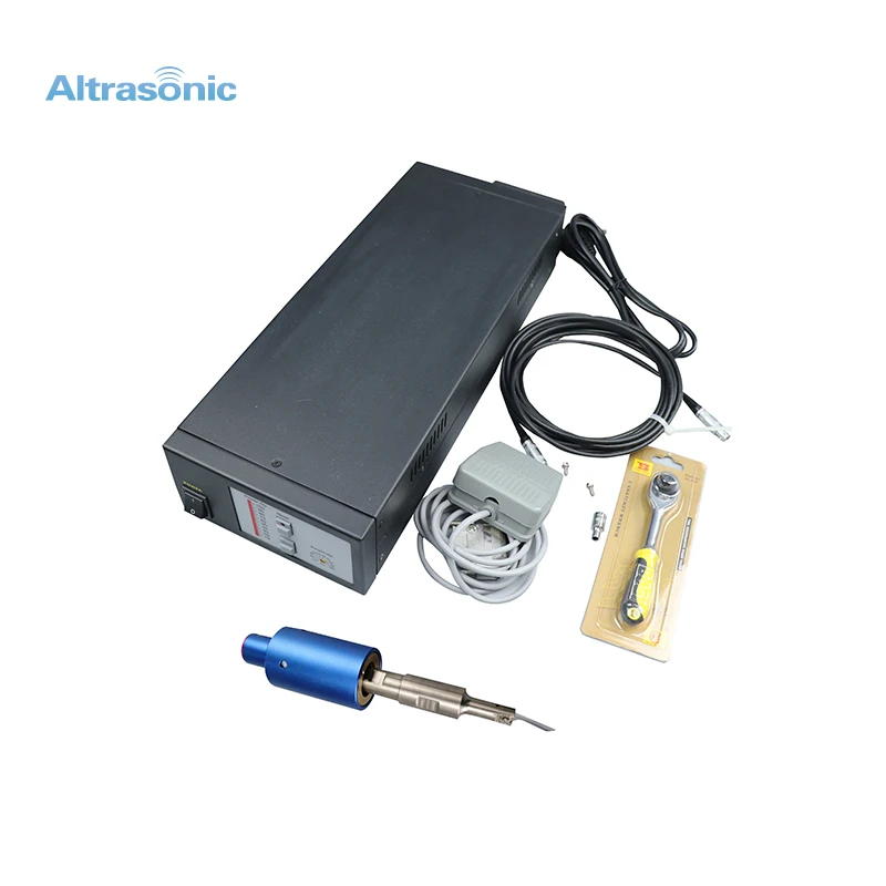 portable digital generator ultrasonic cutter textile material flash plastic material flash rubber material flash