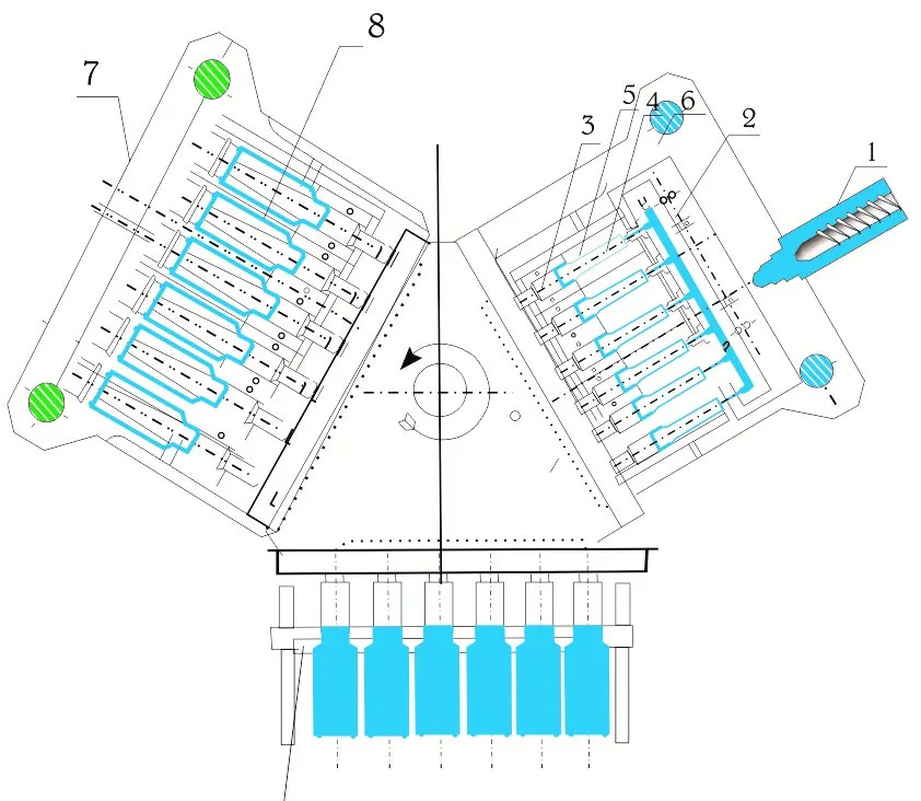 Injection Blow Molding Machine For Cough Syrup Bottle