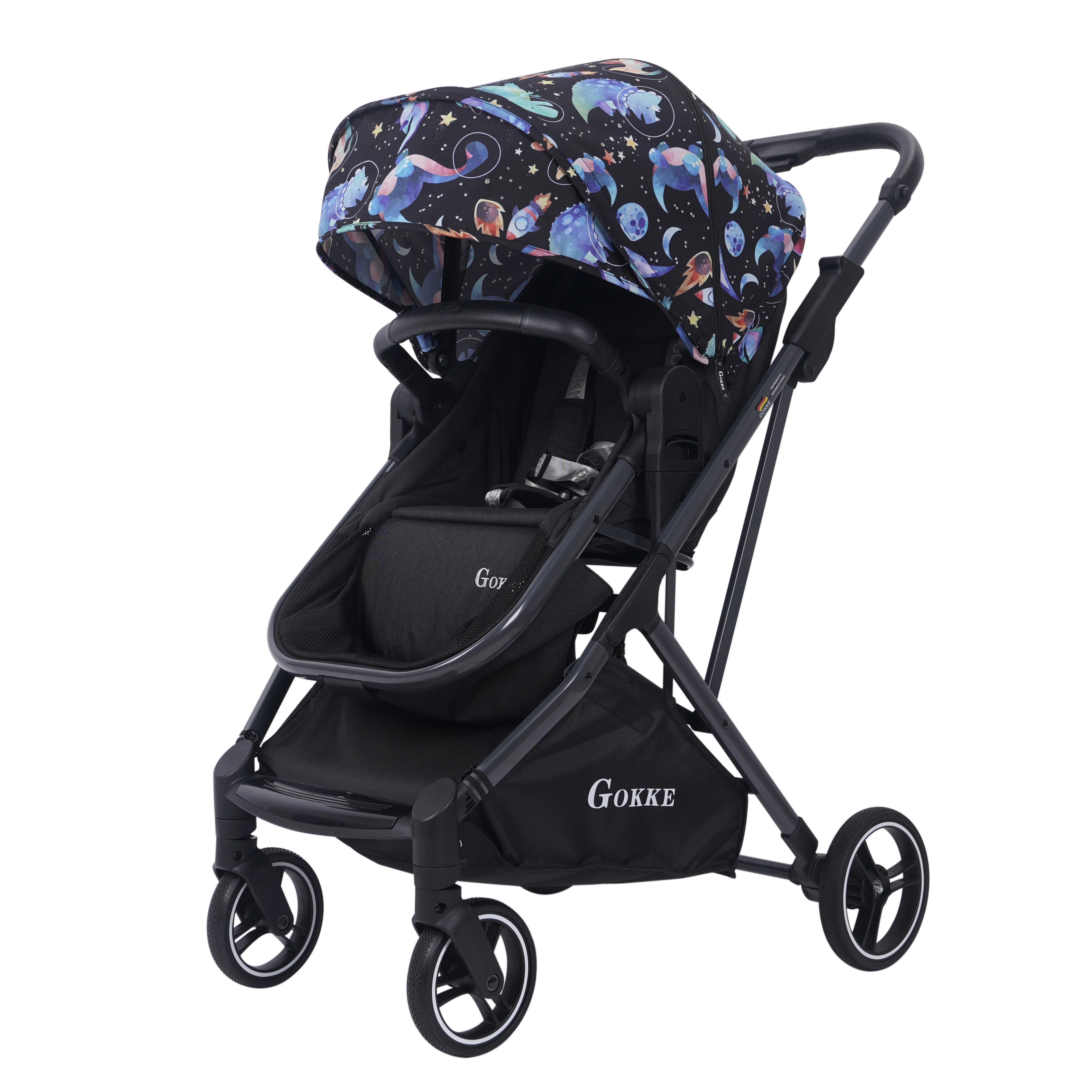 manufacture sale travel stroller light weight airplane organised new born prams EVA wheels rose gold pushchair