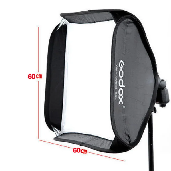 photo studio accessories godox SFUV 60*60cm Portable Softbox with S Type Bracket Holder+Carry Bag for Photography