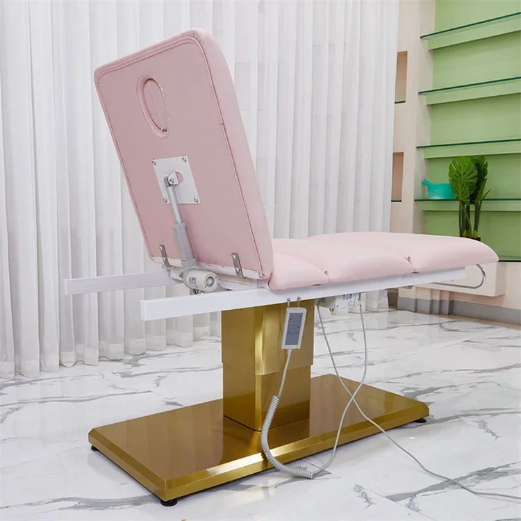 Factory Luxury Electric Beauty B Modern Salon Esthetician Curve Chair Eyelash Spa Lash Treatment Facial Bed Massage Table Hotels