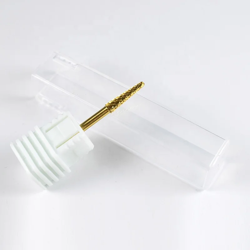 3/32 Inch Drill Bits Sets Nail Drill Bits Safety Electric Manicure Tungsten Carbide 1 Pc/tube CE ROHS FCC T/T Fine/medium/coarse