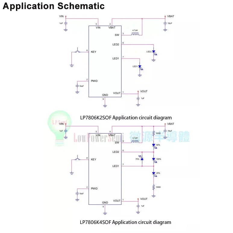 Китайский LPSemi оригинальный LP7806 5 в 1 умный литиевый аккумулятор для зарядки/разрядки чипов IC 8 pin