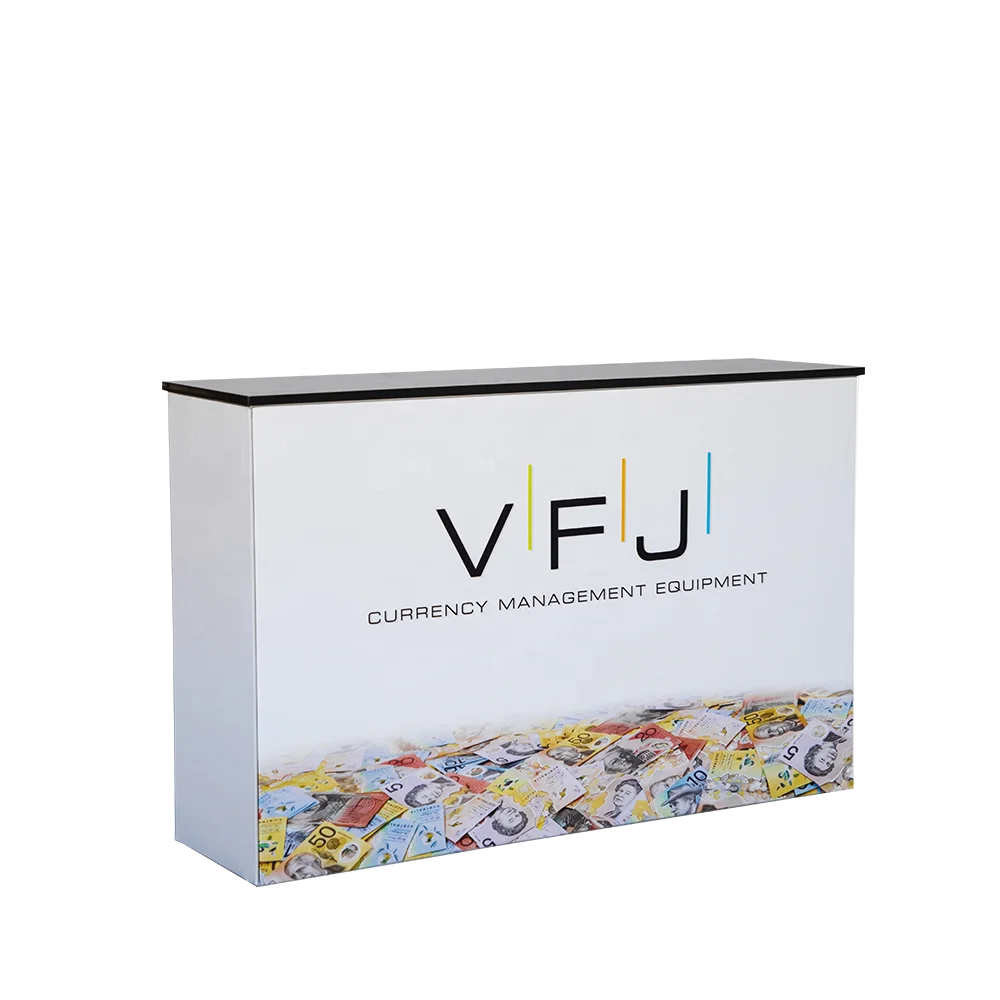 popular portable exhibition booth advertising counter table