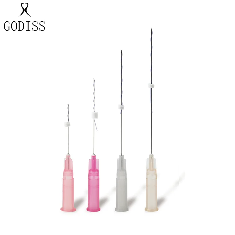 GODISS Hot selling high quality aseptic pdo theead liquid pdo threads 30g fio de 4-1 cog pdo threads short needle