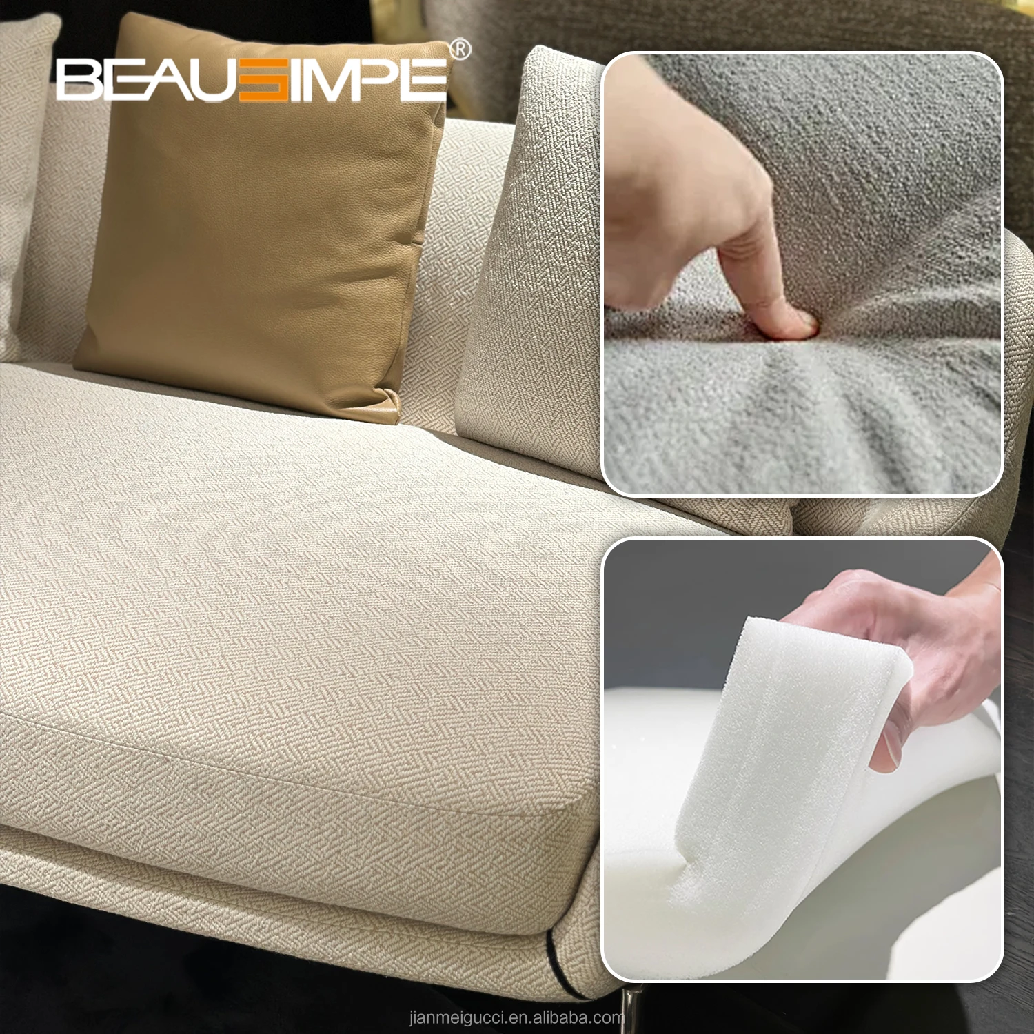 Italian Belt couch set recliner living room and bedrooms modern elegant interior small sofas minimalist fabric 3 seater sofa