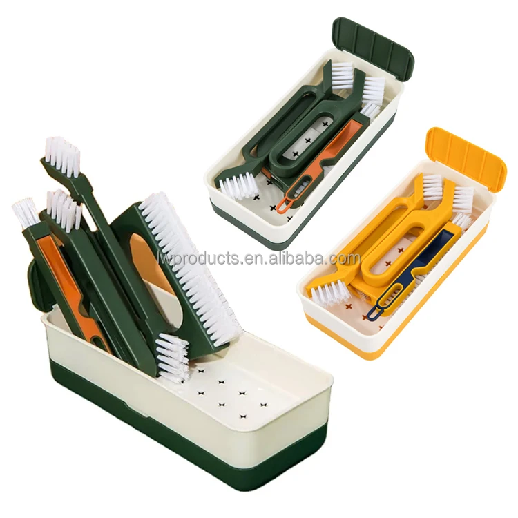 Narrow Crevice Gap Cleaning Brush Tool Handheld Groove Gap Cleaning Tools Shutter Door Window Track Kitchen Cleaning Brushes Kit