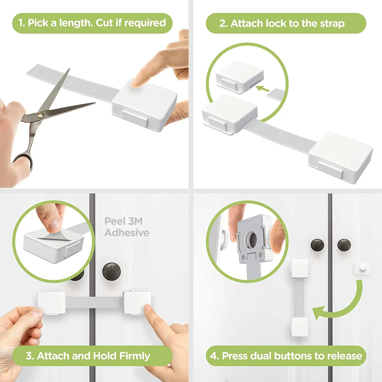 
Amazon product cabinet locks child safety baby proofing locks 
