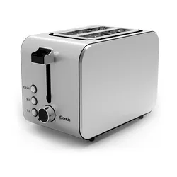 Portable 2 Slices Short Slot Toaster Breakfast Machine Electric Bread Toaster For Home Use