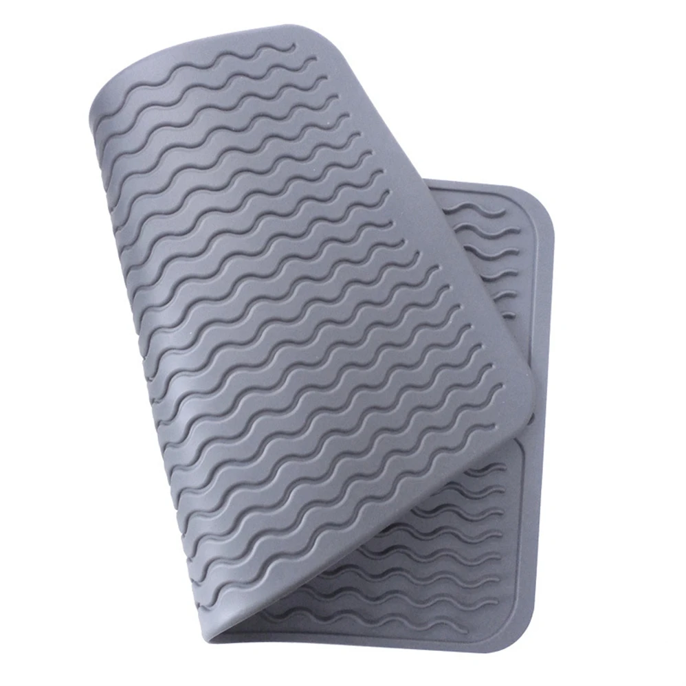 multiple heat resistant Food Grade quick antislip bath microfiber deep silicone dish dryer drying mat for kitchen counter