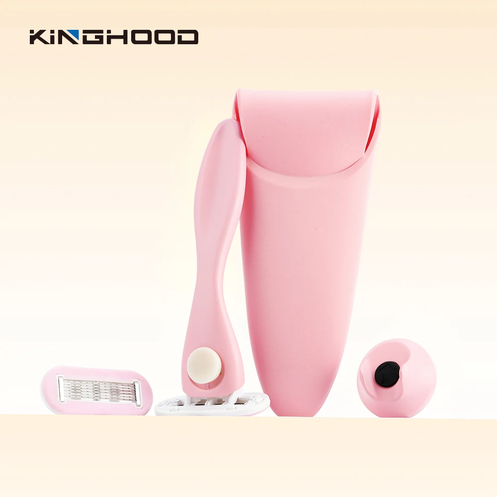 Custom Logo Modern Six Blade Lady Sensitive Sensitive Skin Shaving Razors Kit