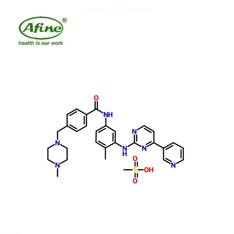
pharmaceutical ingredient Imatinib mesylate/4-[(4-METHYL-1-PIPERAZINYL)METHYL]- N-[4-METHYL-3-[[4-(3-PYRIDINYL)-2-PYRIMIDINYL]AMINO] PHENY CAS 220127-57-1 