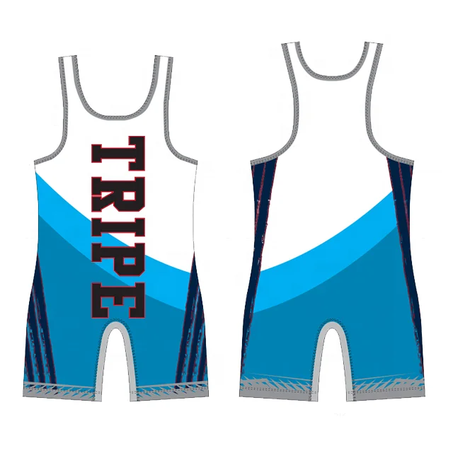 Cheap Lycra Wholesale latest sublimation wrestling singlets
