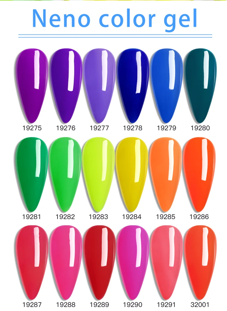 2024 ibdgel Neno color gel New Arrival Summer colors Nail Gel Polish  OEM For Nail Art