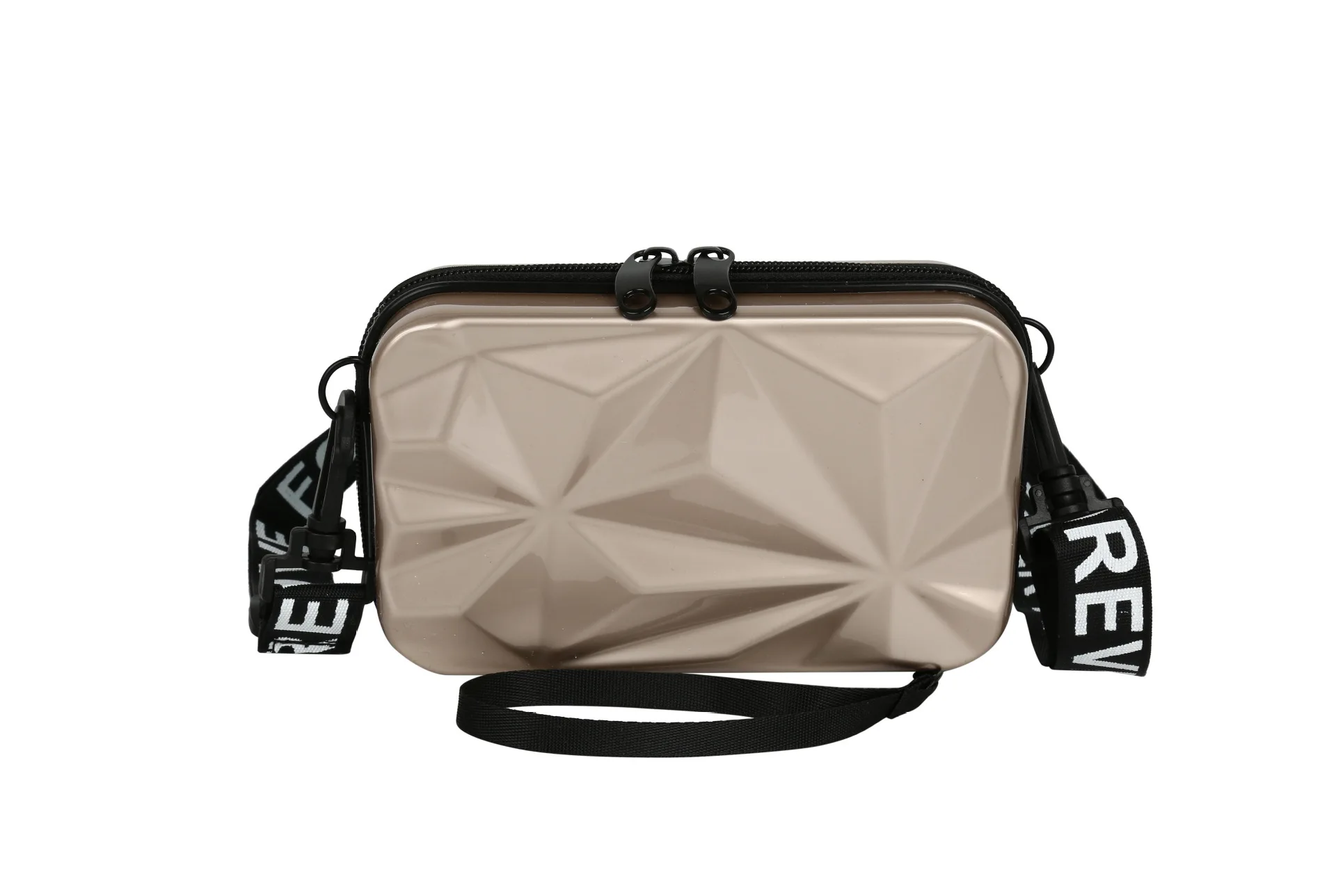 waterproof ABS PC plastic fashion mini cosmetic storage bag for woman