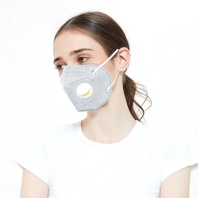 Маска для лица, маска-респиратор Kn95 с фильтром из активированного угля для защиты от пыли, многоразовый хлопковый нетканый материал на заказ