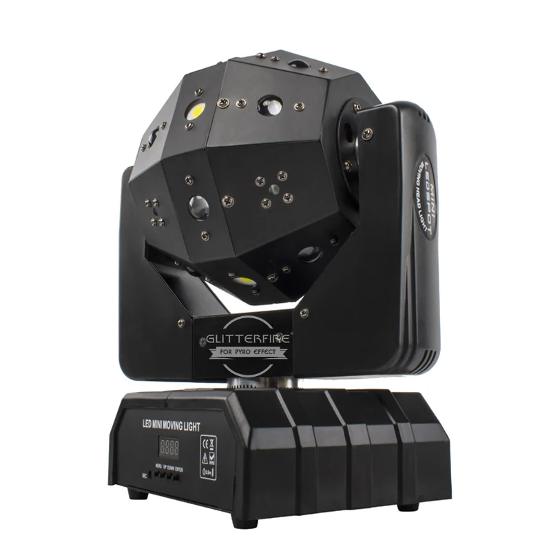 16x3W Disco Ball Moving Head Led DJ Light DMX512 Control Football Laser Stage Beam Strobe Moving Head Light 3in1 LED Stage Light