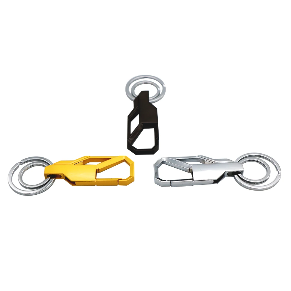 
Multifunctional hot style metal men business laser logo keychain 
