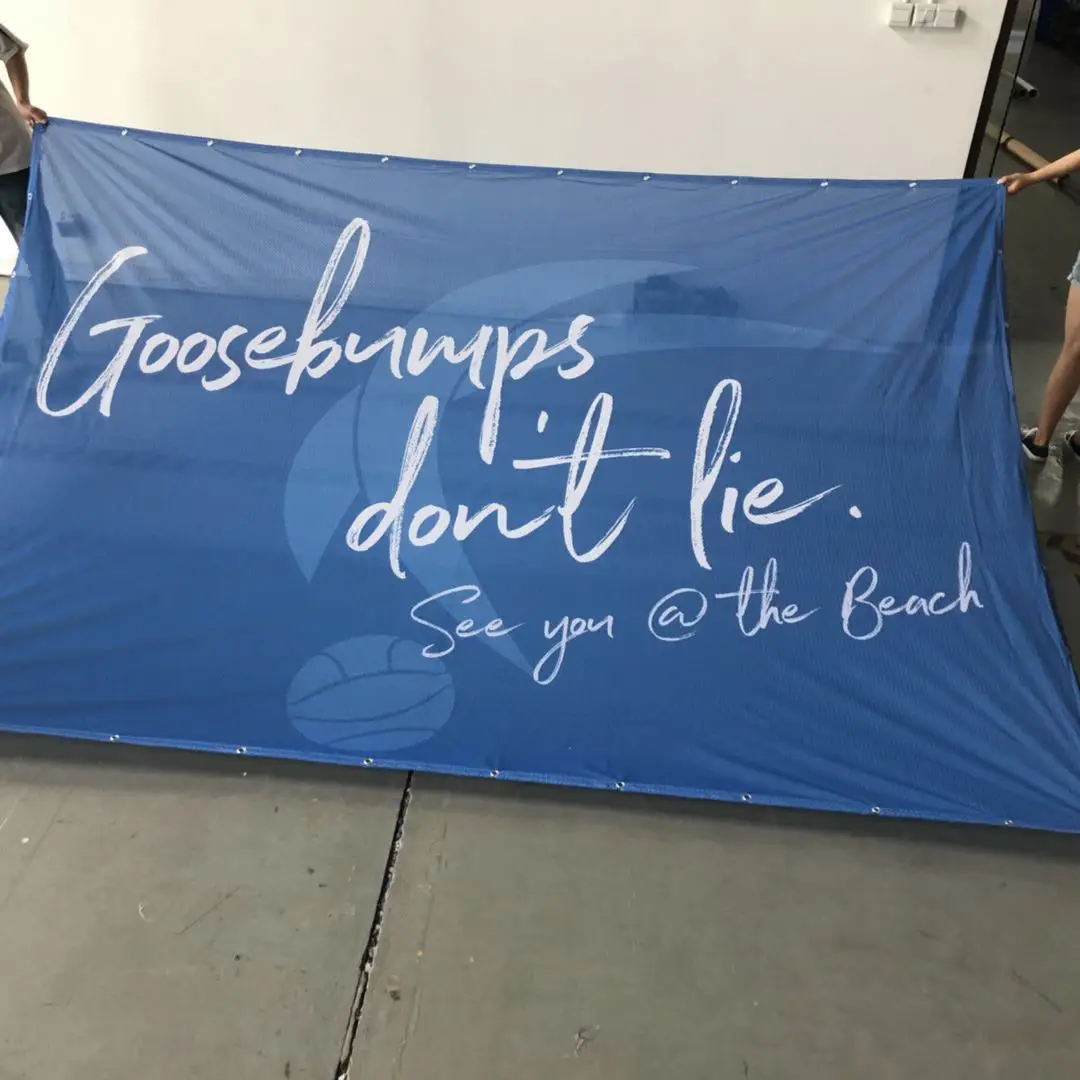 Hot Sale Break Away Hanging Vinyl Pvc Banner Printing Advertising Polyester Fence Mesh Banner