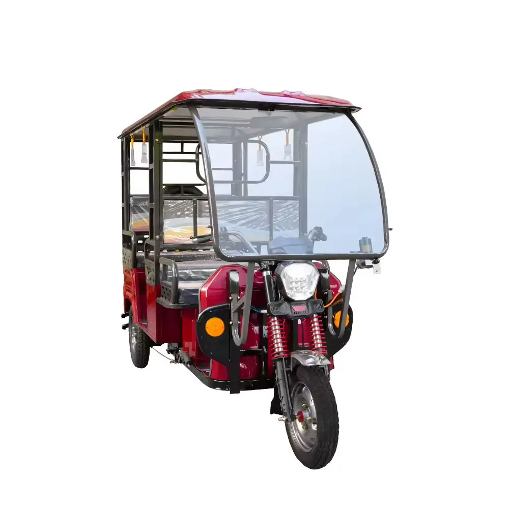 New Style Adult Passenger Electric Tricycle 900W Power Long Distance 100KM Motorized  Fat Tire Cargo Tricycle Electric Tuk Tuk