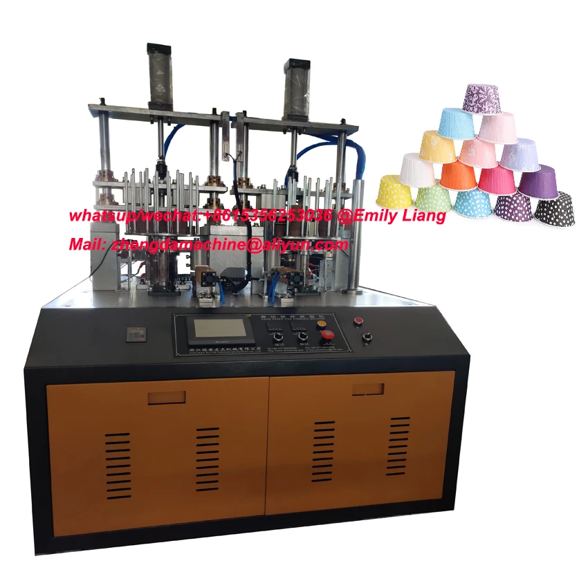 Full-automatic Paper plum baking cup cake mould machine