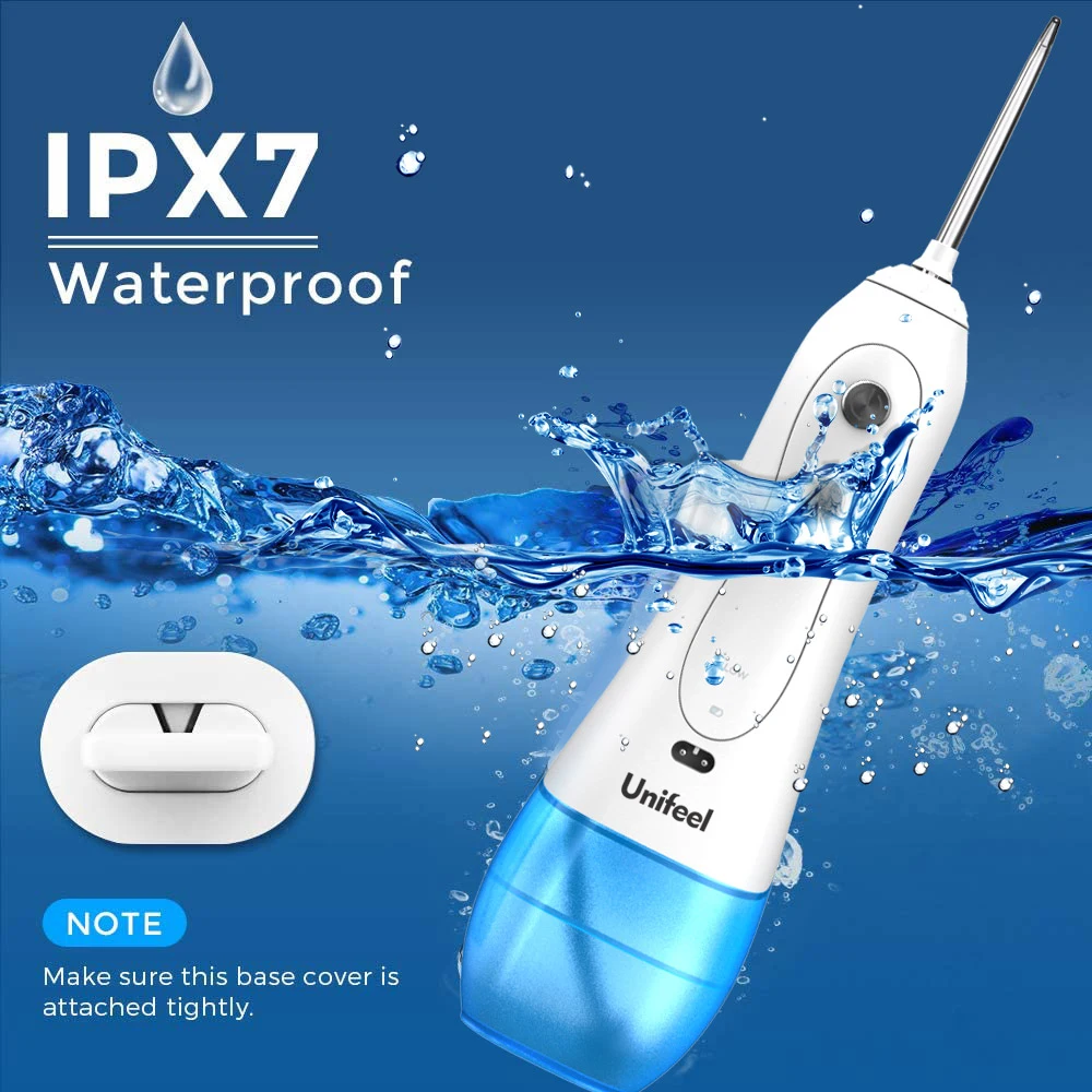  Новый очиститель зубов IPX7 водонепроницаемый беспроводной водный Flosser 300 мл портативный ирригатор полости рта для дома и