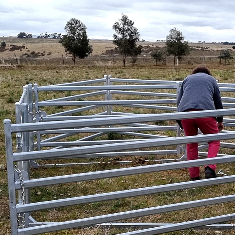 Cheap Round Pen Horse Corral Panels Livestock Cattle Panels Fence Horse Sheep Stockyard Corral Panel Yard
