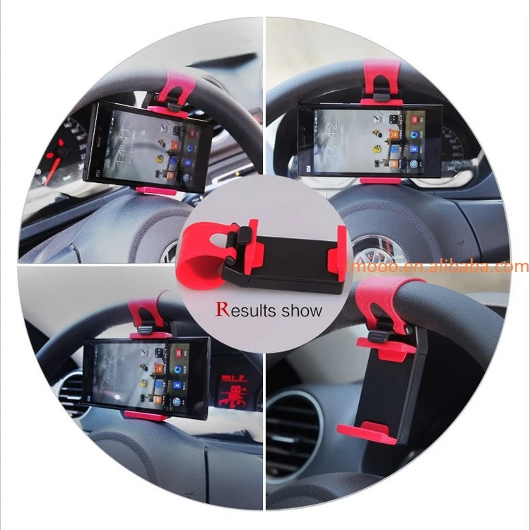 Автомобильный держатель для телефона Mini Air крепление на рулевое колесо универсальный кронштейн руль автомобильный мобильных аксессуаров