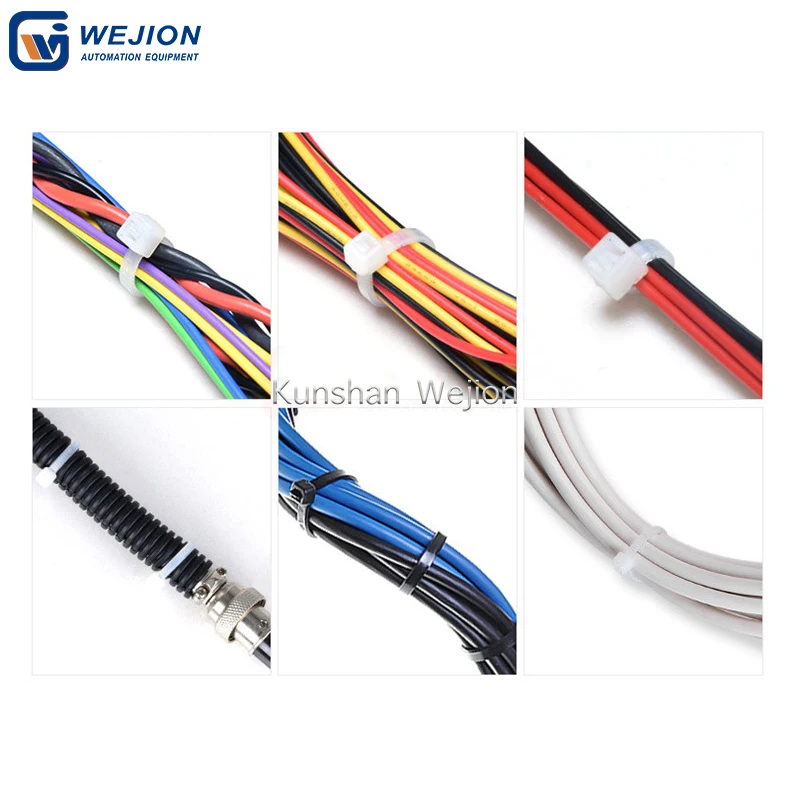 Hand Hold Tying Gun Tie Machine Cable Plastic Nylon Automatic Tie Feeding with Vibrating Plate for 80-200mm Cable